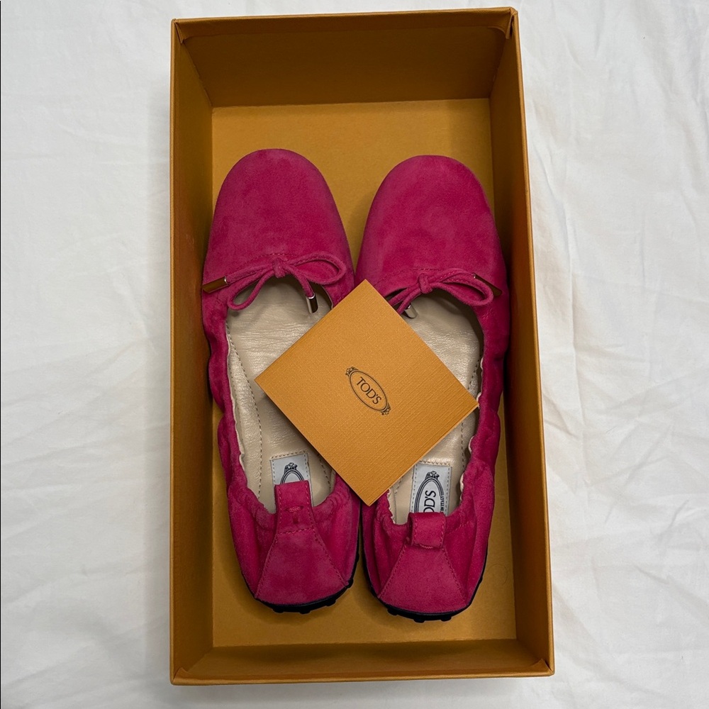 Tod’s Ballerina Flat Laccetto Termin NWB